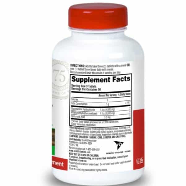 Glucosamina - Schiff Glucosamine 1500mg Plus MSM and Hyaluronic Acid, 150 tablets - Joint Supplement - Image 3