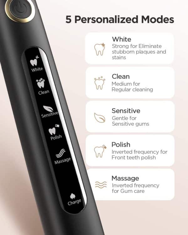 Fairywill Electric Toothbrush Powerful Sonic Cleaning - Image 4