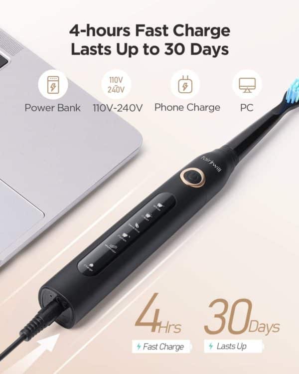 Fairywill Electric Toothbrush Powerful Sonic Cleaning - Image 5