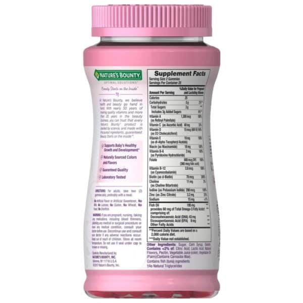 Nature's Bounty Optimal Solutions Essential Prenatal Gummies - Image 2