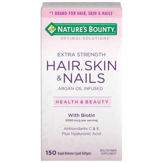 Nature's Bounty Optimal Solutions Hair Skin & Nails Extra Strength