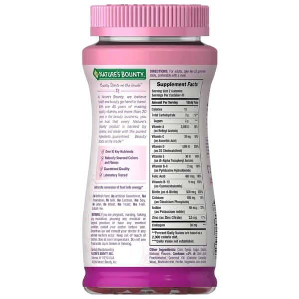 Nature's Bounty Optimal Solutions Women's Multivitamin, 80 Gummies - Image 2