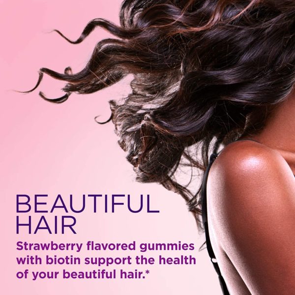 Nature's Bounty Vitamin Biotin Optimal Solutions Hair, Skin and Nails Gummies (200 Count) - Image 2
